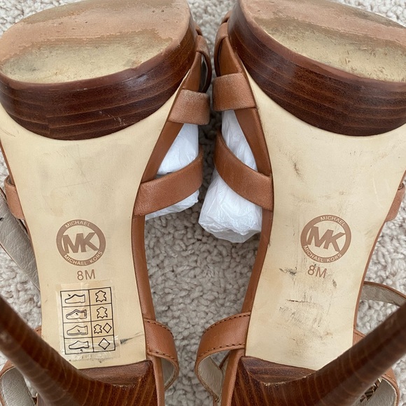 Michael Michael Kors strapped platform sandal Sz 8 - Picture 5 of 5